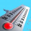 termometro con temperatura atmosferica